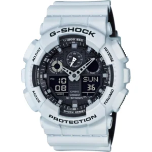 RELOJ CASIO G-SHOCK GA-100 HOMBRE - Blanco espuma