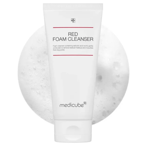 LIMPIADOR FACIAL MEDICUBE RED FOAM CLEANSER 4.23 OZ / 120 G