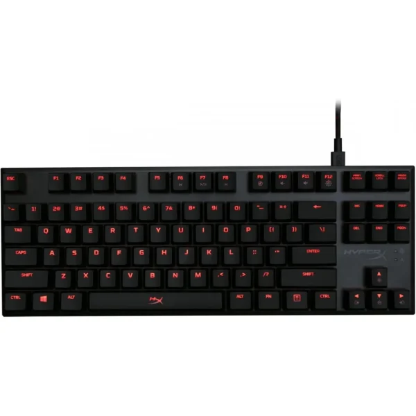 TECLADO ALÁMBRICO HYPERX ALLOY FPS PRO TENKEYLESS CHERRY MX RED HX-KB4RD1-US/R1 | NEGRO