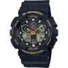 RELOJ CASIO G-SHOCK ANALÓGICO-DIGITAL JAPANESE QUARTZ HOMBRE | NEGRO/DORADO
