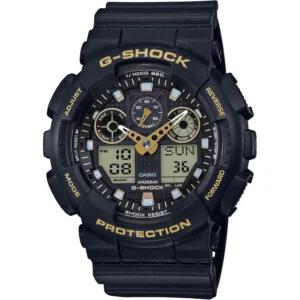 RELOJ CASIO G-SHOCK ANALÓGICO-DIGITAL JAPANESE QUARTZ HOMBRE | NEGRO/DORADO
