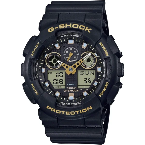 RELOJ CASIO G-SHOCK ANALÓGICO-DIGITAL JAPANESE QUARTZ HOMBRE | NEGRO/DORADO