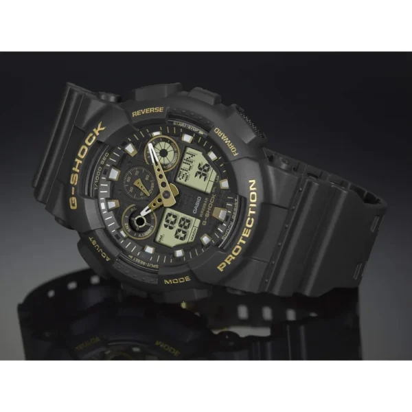 RELOJ CASIO G-SHOCK ANALÓGICO-DIGITAL JAPANESE QUARTZ HOMBRE | NEGRO/DORADO