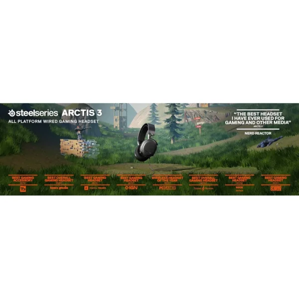 AUDÍFONOS ALÁMBRICOS ARCTIS 3 STEELSERIES
