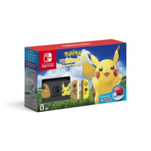 CONSOLA NINTENDO SWITCH EDICIÓN PIKACHU & EEVEE + POKÉMON LET'S GO PIKACHU + POKÉ BALL PLUS