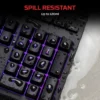 TECLADO ALÁMBRICO HYPERX ALLOY CORE RGB MEMBRANE SPILL RESISTANT | NEGRO