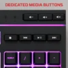 TECLADO ALÁMBRICO HYPERX ALLOY CORE RGB MEMBRANE SPILL RESISTANT | NEGRO