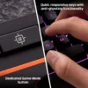 TECLADO ALÁMBRICO HYPERX ALLOY CORE RGB MEMBRANE SPILL RESISTANT | NEGRO