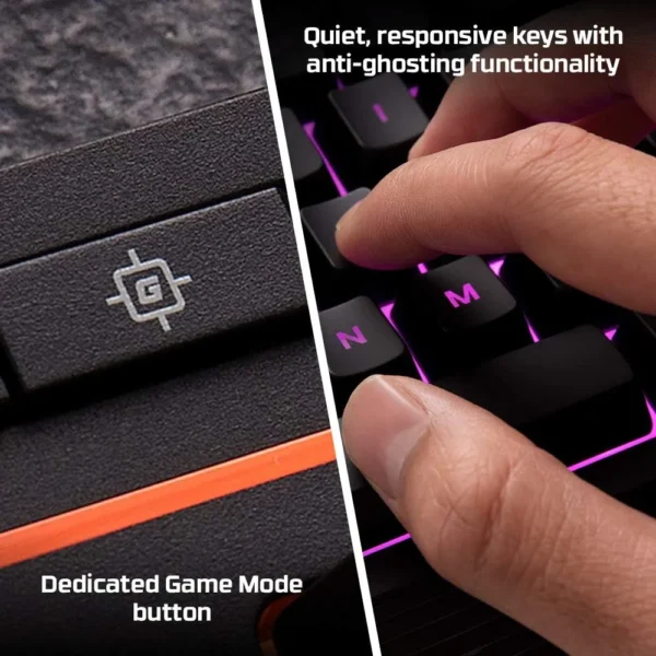 TECLADO ALÁMBRICO HYPERX ALLOY CORE RGB MEMBRANE SPILL RESISTANT | NEGRO