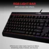 TECLADO ALÁMBRICO HYPERX ALLOY CORE RGB MEMBRANE SPILL RESISTANT | NEGRO