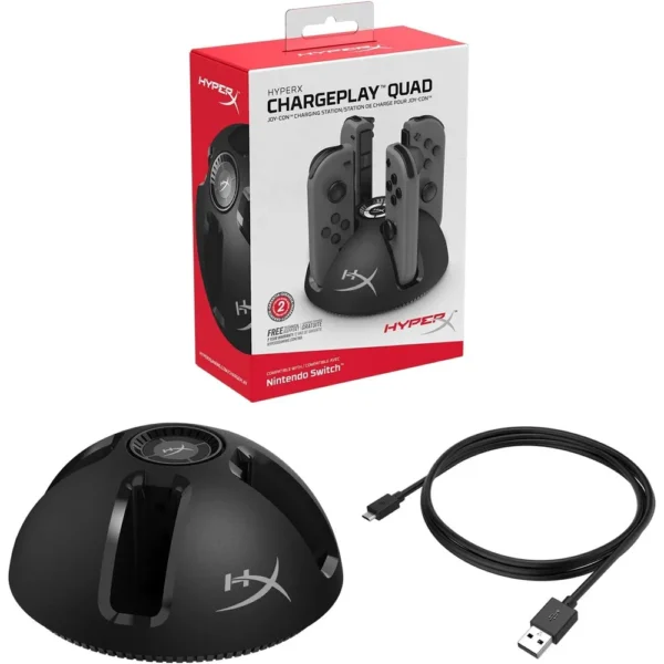 b07k9cddfl_4_webp.webp CARGADOR HYPERX CHARGEPLAY QUAD NINTENDO SWITCH JOY-CON DOCK 4-IN-1 | NEGRO