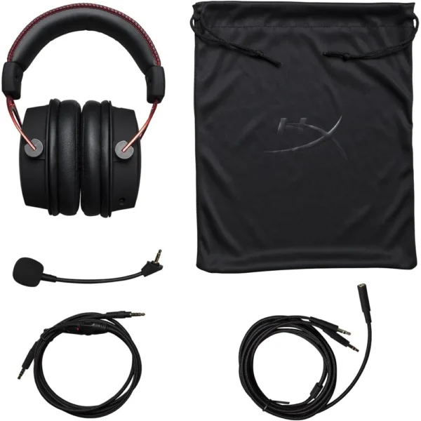 AUDÍFONOS HYPERX CLOUD ALPHA + ALLOY CORE RGB (SET) | NEGRO/ROJO/RGB