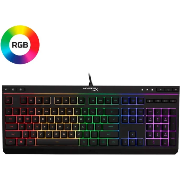 AUDÍFONOS HYPERX CLOUD ALPHA + ALLOY CORE RGB (SET) | NEGRO/ROJO/RGB