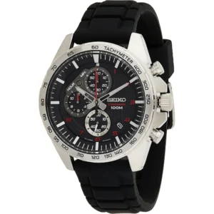 RELOJ SEIKO ESSENTIALS CRONÓGRAFO PARA HOMBRE | NEGRO
