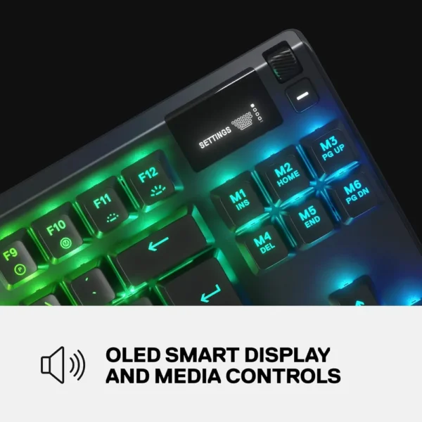 TECLADO ALÁMBRICO MECÁNICO APEX 7 TKL STEELSERIES | SWITCH ROJO