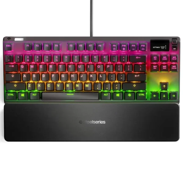TECLADO ALÁMBRICO MECÁNICO USB APEX 7 TKL STEELSERIES | RGB