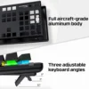 TECLADO ALÁMBRICO HYPERX ALLOY ORIGINS MECHANICAL RGB RED SWITCH COMPACT | NEGRO