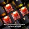 TECLADO ALÁMBRICO HYPERX ALLOY ORIGINS MECHANICAL RGB RED SWITCH COMPACT | NEGRO