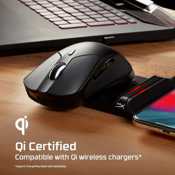 MOUSE INALÁMBRICO HYPERX PULSEFIRE DART RGB | NEGRO