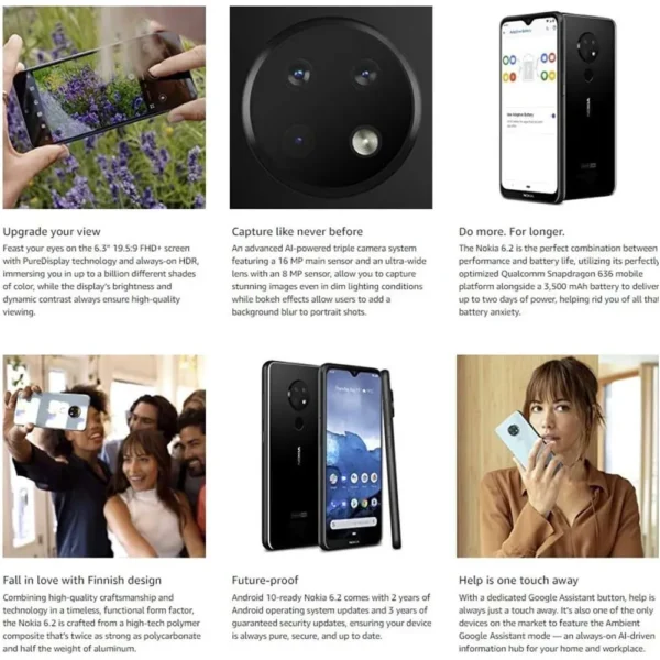 CELULAR NOKIA 6.2 64GB DIGITAL | NEGRO