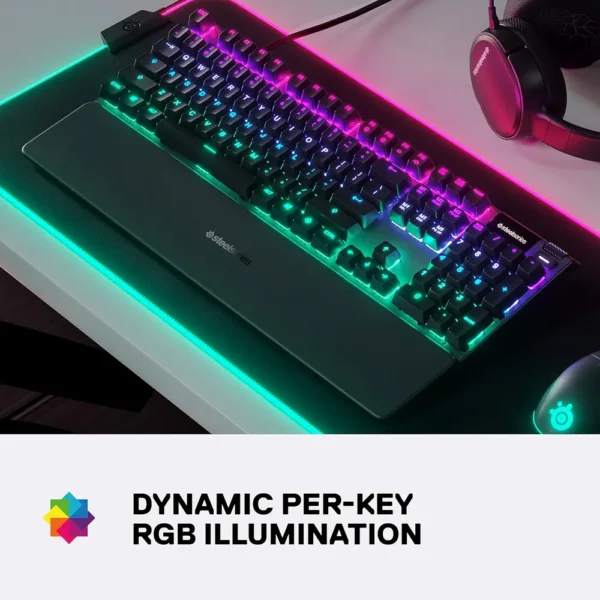 TECLADO ALÁMBRICO MECÁNICO APEX 5 STEELSERIES | RGB