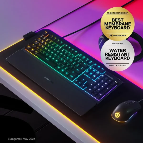 TECLADO ALÁMBRICO APEX 3 STEELSERIES | NEGRO