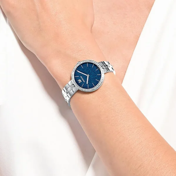 SWAROVSKI RELOJ COSMOPOLITAN CRYSTAL PARA MUJER | BLUE CRYSTAL