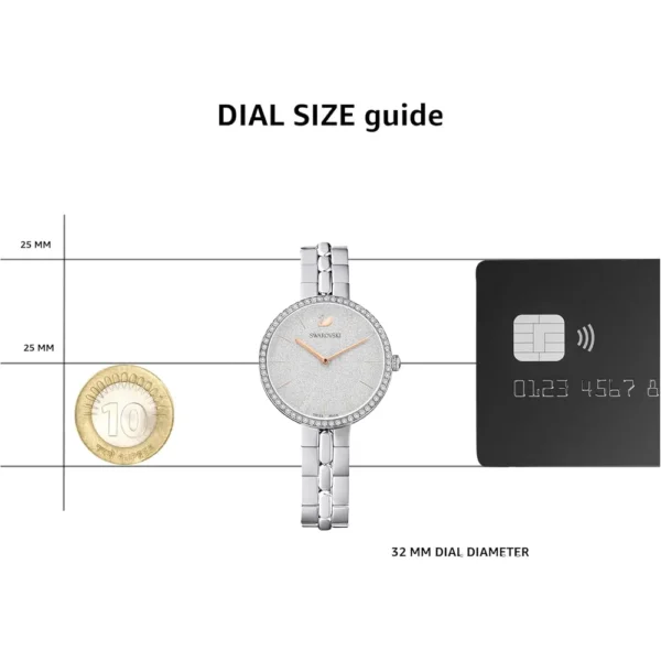 SWAROVSKI RELOJ COSMOPOLITAN CRYSTAL PARA MUJER | STANLESS STEEL