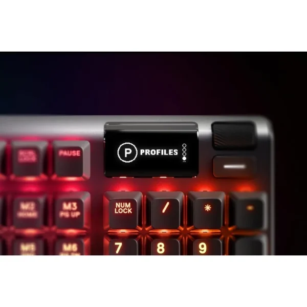 TECLADO ALÁMBRICO MECÁNICO APEX 5 STEELSERIES | SWITCH HÍBRIDO AZUL