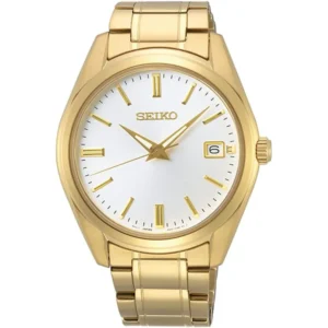 RELOJ SEIKO SUR314 ESSENTIALS CUARZO PARA HOMBRE | BLANCO/ DORADO