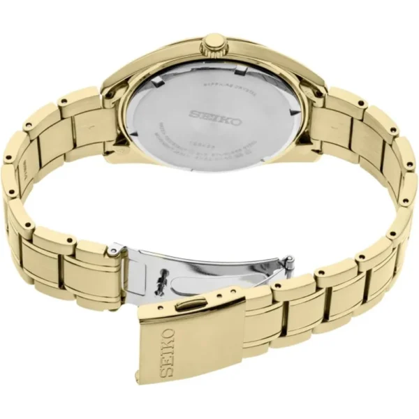 RELOJ SEIKO SUR314 ESSENTIALS CUARZO PARA HOMBRE | BLANCO/ DORADO