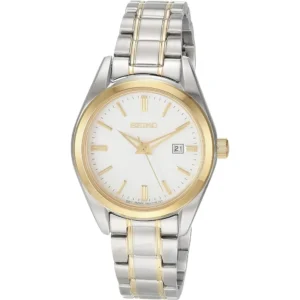 RELOJ SEIKO SUR636 ESSENTIALS BICOLOR PARA MUJER | DORADO