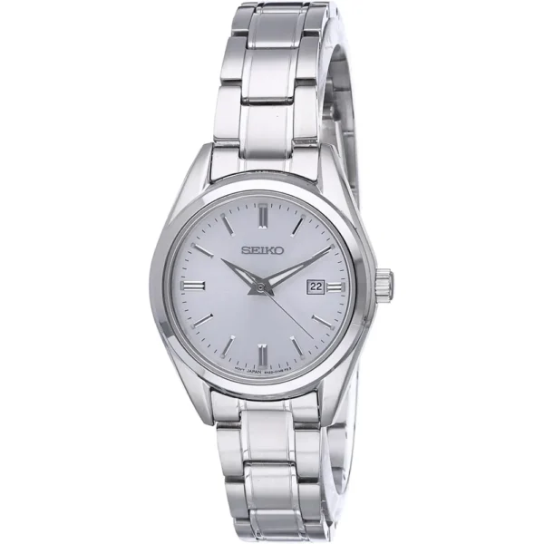 RELOJ SEIKO ESSENTIALS CON FECHA PARA MUJER | PLATA