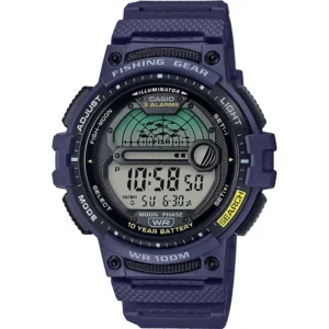 RELOJ CASIO DIGITAL FISHING TIMER HOMBRE | AZUL