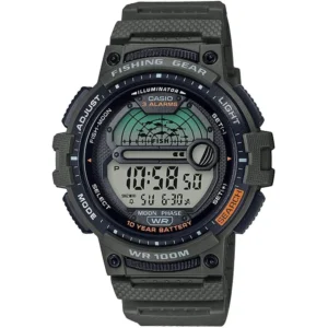 RELOJ CASIO DIGITAL FISHING TIMER HOMBRE | VERDE