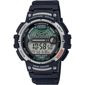 RELOJ CASIO DIGITAL FISHING TIMER HOMBRE | NEGRO