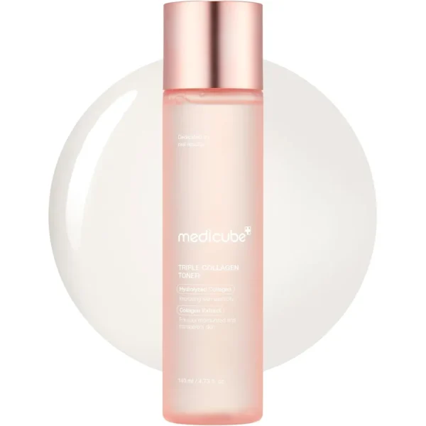 TÓNICO MEDICUBE TRIPLE COLLAGEN TONER 4.73 OZ / 140 ML