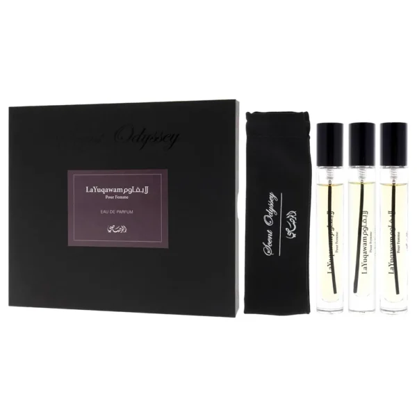 SET DE REGALO RASASI LA YUQAWAM MUJER 3 PZS