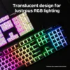 KEYCAPS HYPERX PUDDING PBT 104 TECLAS | NEGRO