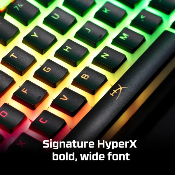 KEYCAPS HYPERX PUDDING PBT 104 TECLAS | NEGRO