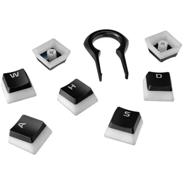 KEYCAPS HYPERX PUDDING PBT 104 TECLAS | NEGRO