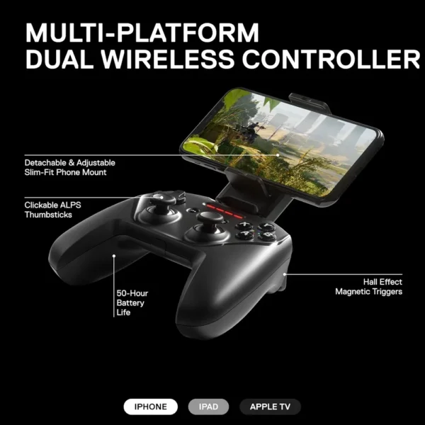MANDO BLUETOOTH NIMBUS+ STEELSERIES | NEGRO