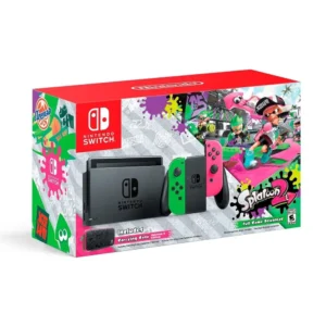 (REACONDICIONADA) CONSOLA NINTENDO SWITCH + SPLATOON 2 | VERDE NEÓN | ROSA NEÓN