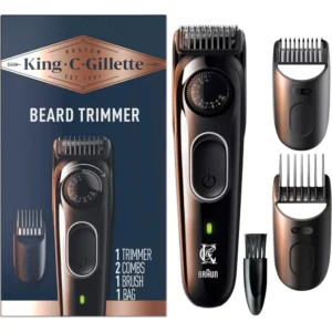 MAQUINA RECORTADORA DE BARBA INALAMBRICA KING C. GILLETTE