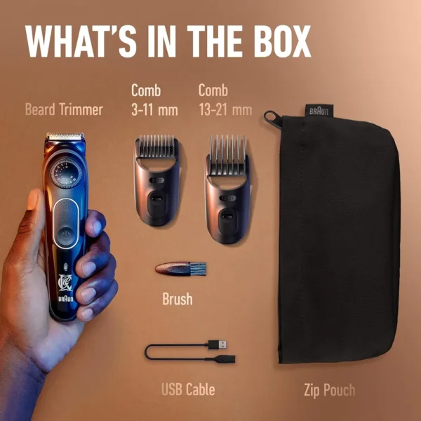 MAQUINA RECORTADORA DE BARBA INALAMBRICA KING C. GILLETTE