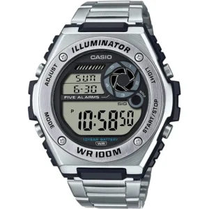 RELOJ CASIO MWD100H DIGITAL HOMBRE - Plata