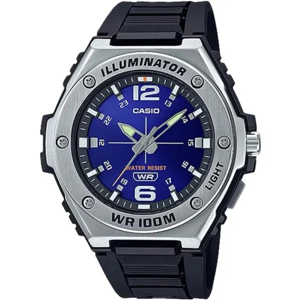 RELOJ CASIO MWA100H ANALÓGICO HOMBRE - Negro/Azul
