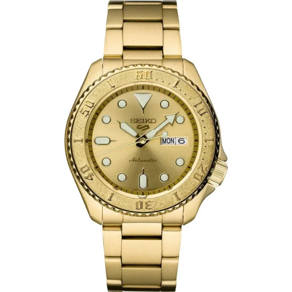 RELOJ SEIKO 5 SPORTS AUTOMÁTICO CLASICO PARA HOMBRE | ORO