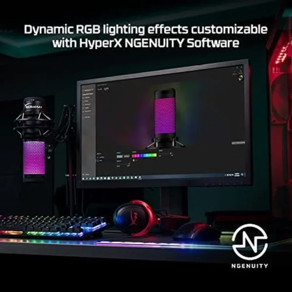 MICRÓFONO HYPERX QUADCAST S USB | RGB