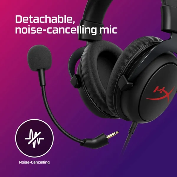 AUDÍFONOS ALÁMBRICOS HYPERX CLOUD CORE | NEGRO